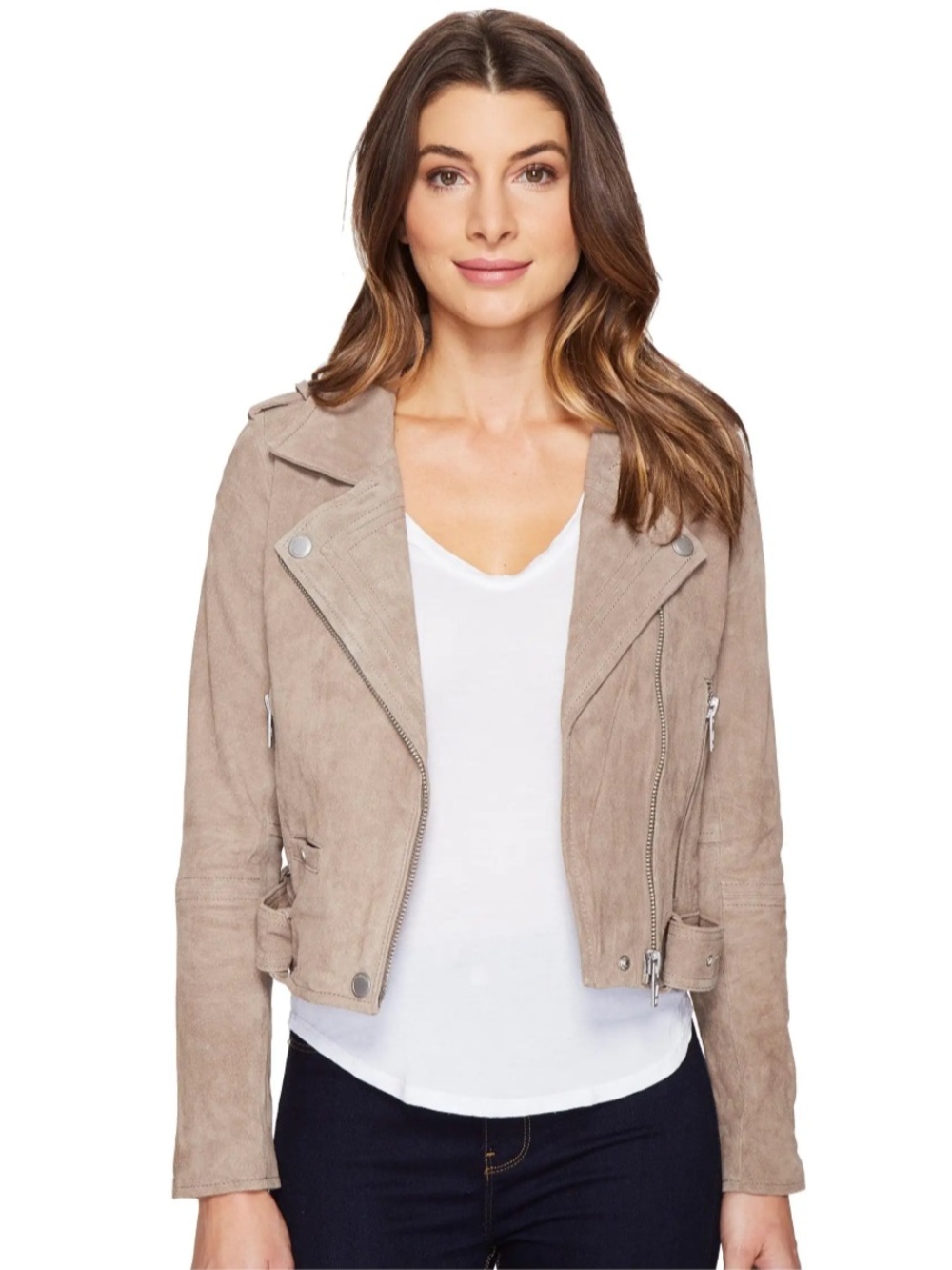 Blank NYC Suede Moto Jacket